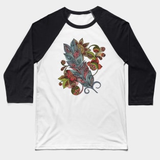 Feather Flowers Baseball T-Shirt